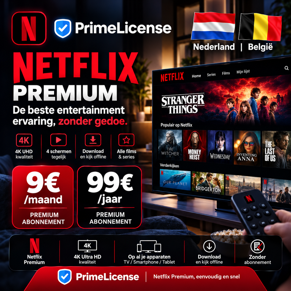 Netflix Premium Account 1 Mounth
