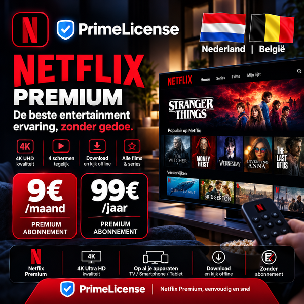 Netflix Premium Account 1 Mounth